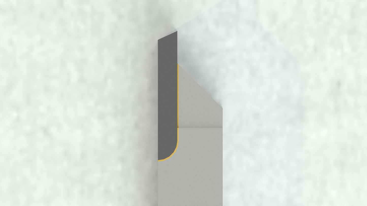 突切り・溝入れ用 超硬ロウ付けバイト(T型ブランク)